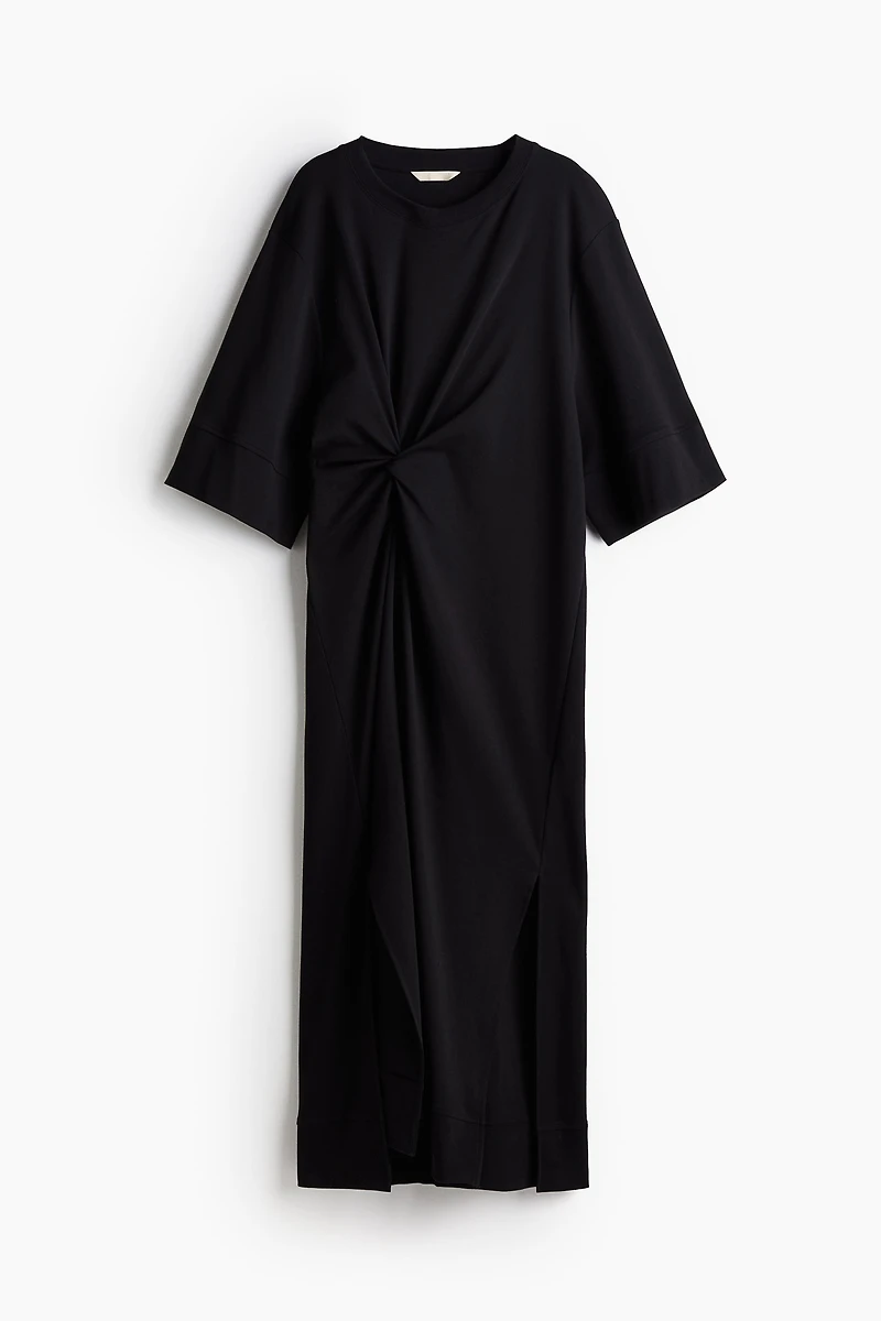 Twist-detail T-shirt Dress