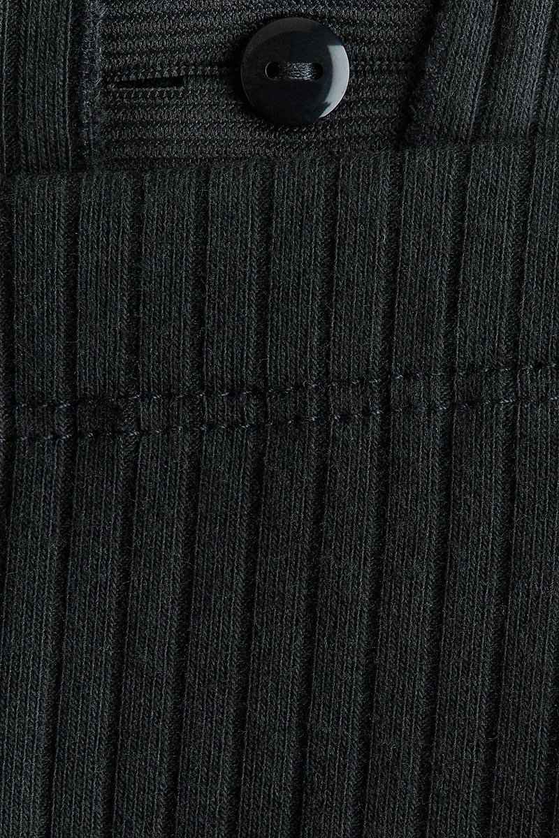 Legging en coton côtelé