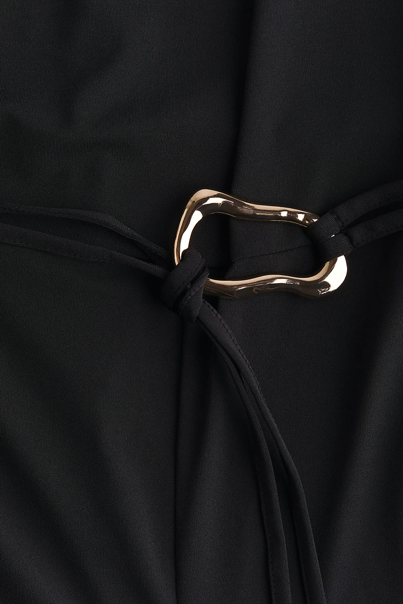 Combinaison pantalon à effet drapé