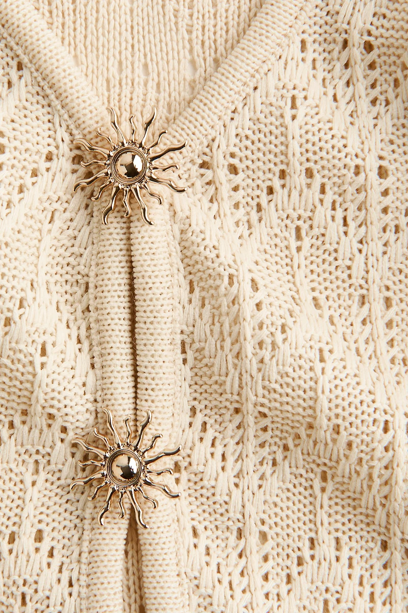 MAMA Ensemble 2 pièces en tricot pointelle