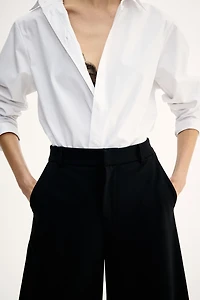 Jersey Barrel-Leg Pants