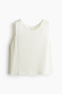 Débardeur en tricot texturé
