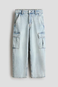 Baggy-Fit Cargo Jeans