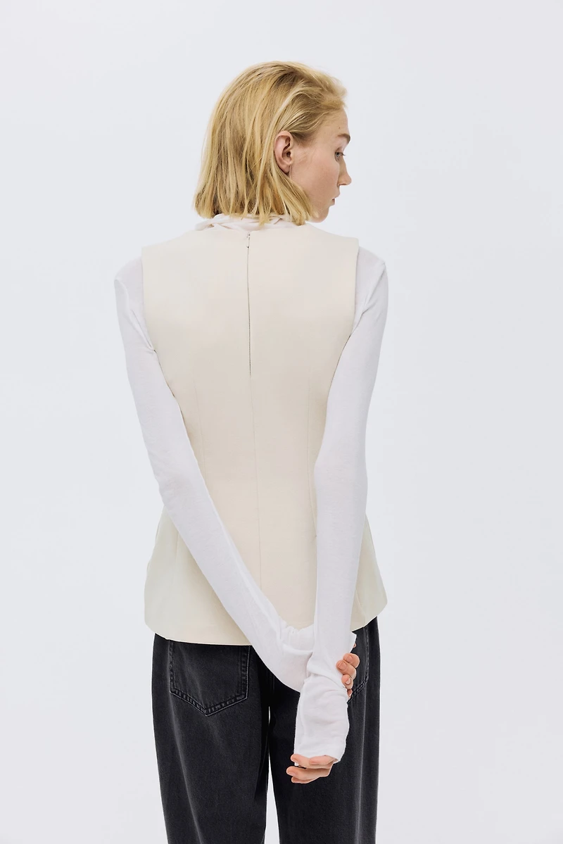Ponte Peplum Top