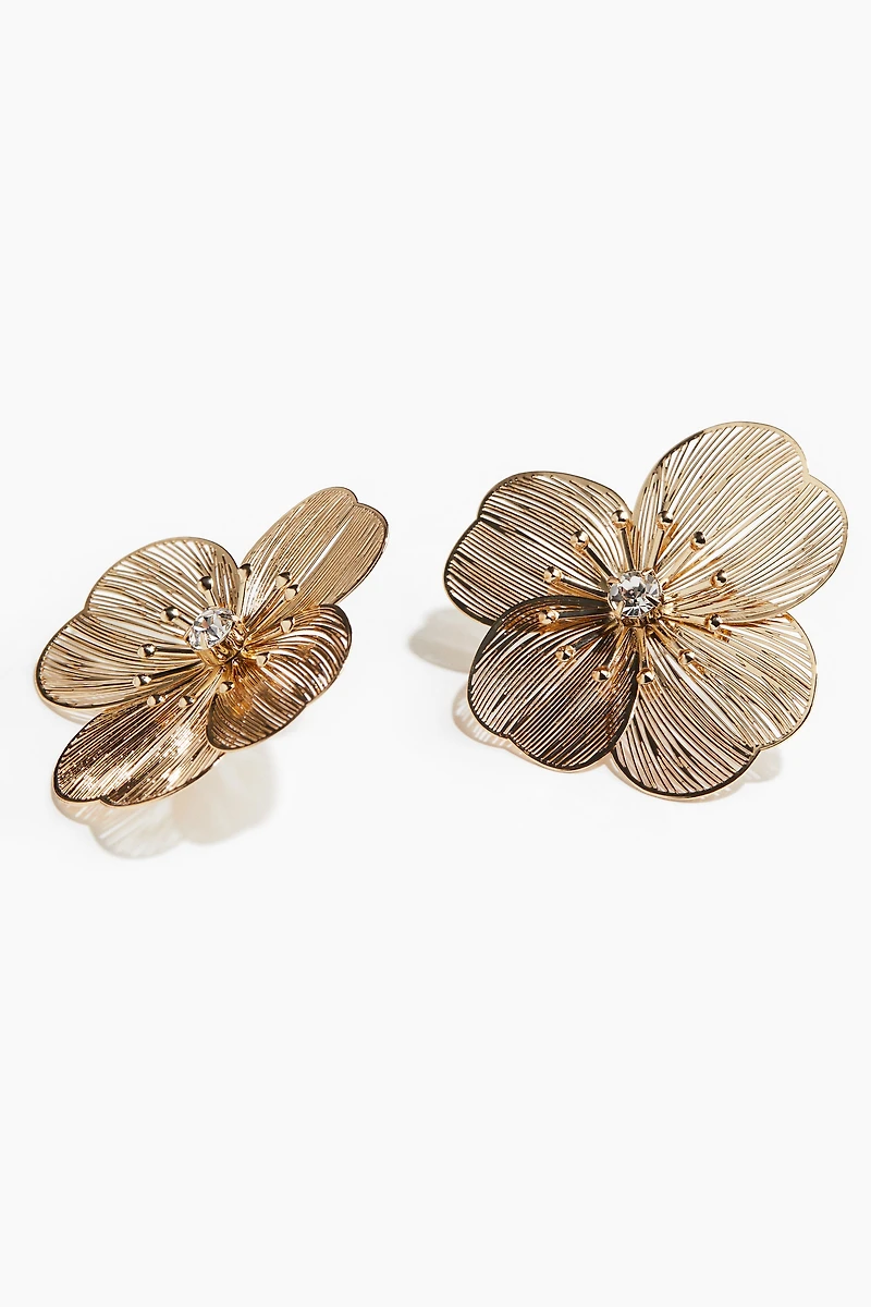Flower-Shaped Earrings