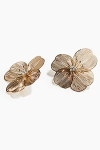 Flower-Shaped Earrings