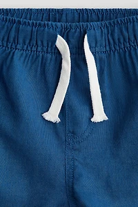 Linen-Blend Joggers