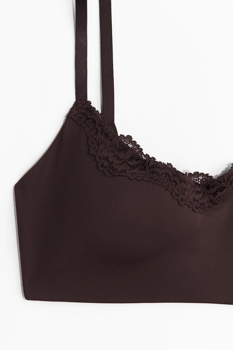Soutien-gorge coussiné sans armature en microfibre