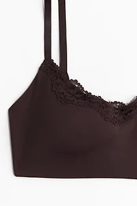 Soutien-gorge coussiné sans armature en microfibre