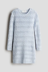 Crochet-Look Dress