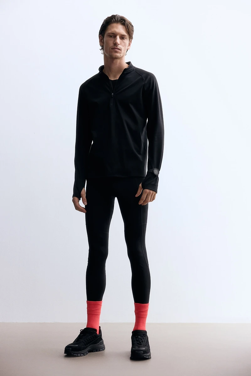 Mid-Layer Half-Zip Sports Shirt with ThermoMove™