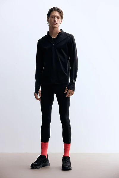 Mid-Layer Half-Zip Sports Shirt with ThermoMove™