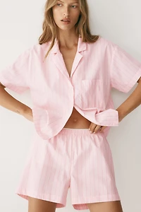 Pajama Shirt and Shorts
