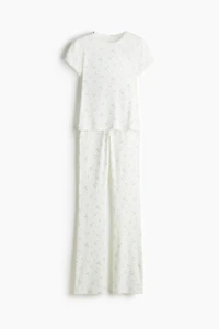 Pyjama en modal côtelé