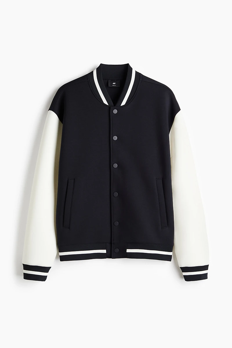Loose-Fit Baseball Jacket