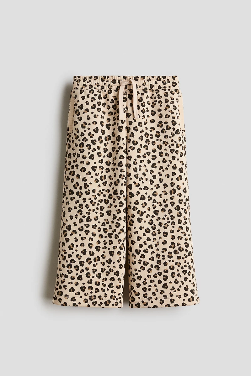 Pantalon de jogging large à l'intérieur brossé