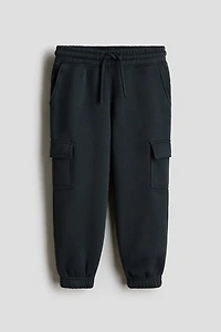 Brushed-Inside Cargo Joggers