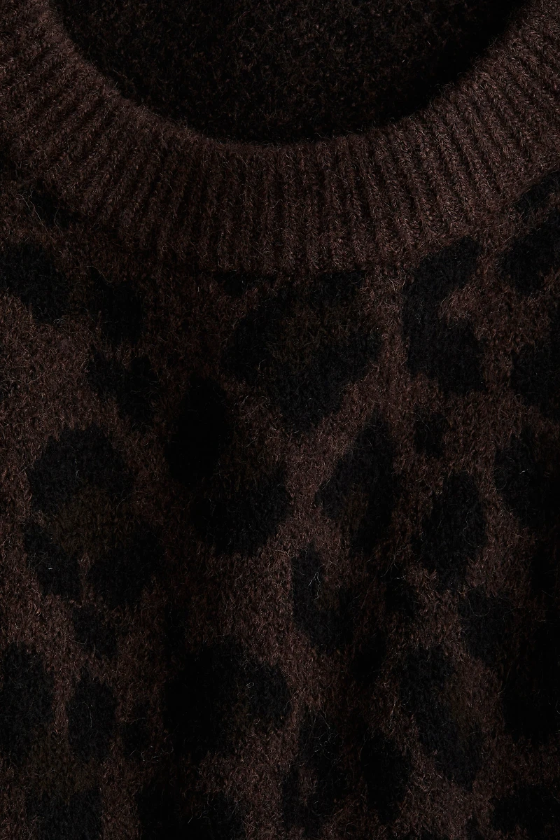 Jacquard-Knit Sweater