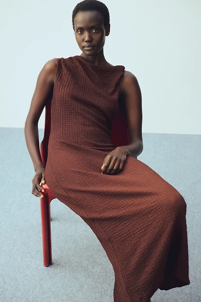 Textured Jersey Dress