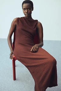 Textured Jersey Dress