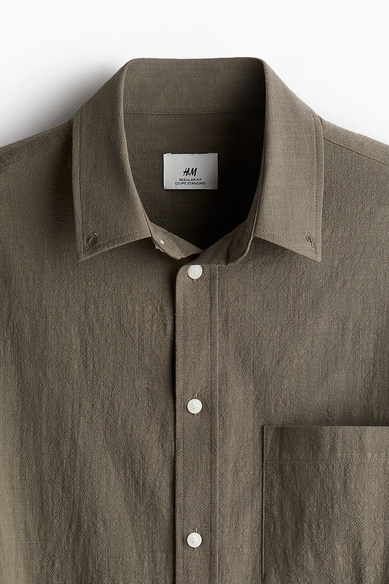 Regular Fit Textured Shirt