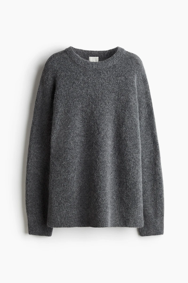 Oversized Alpaca-Blend Sweater