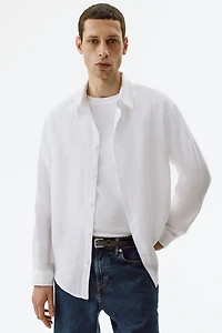 Chemise décontractée en lin