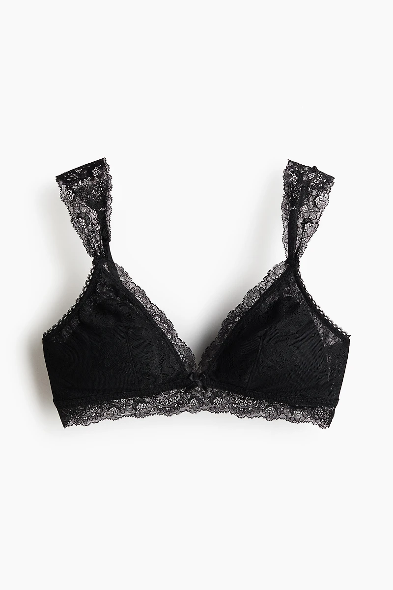 Padded Soft-Cup Lace Bra