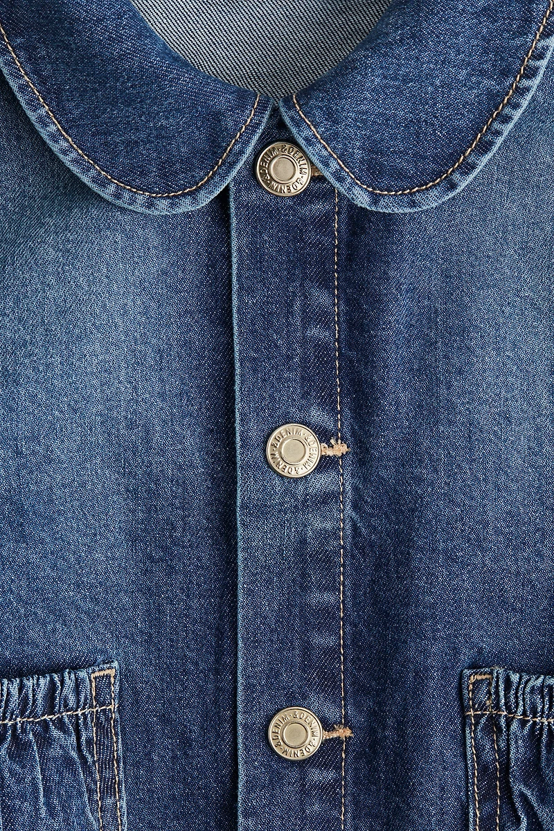 Veste trapèze en denim