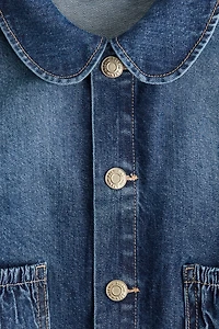 Veste trapèze en denim