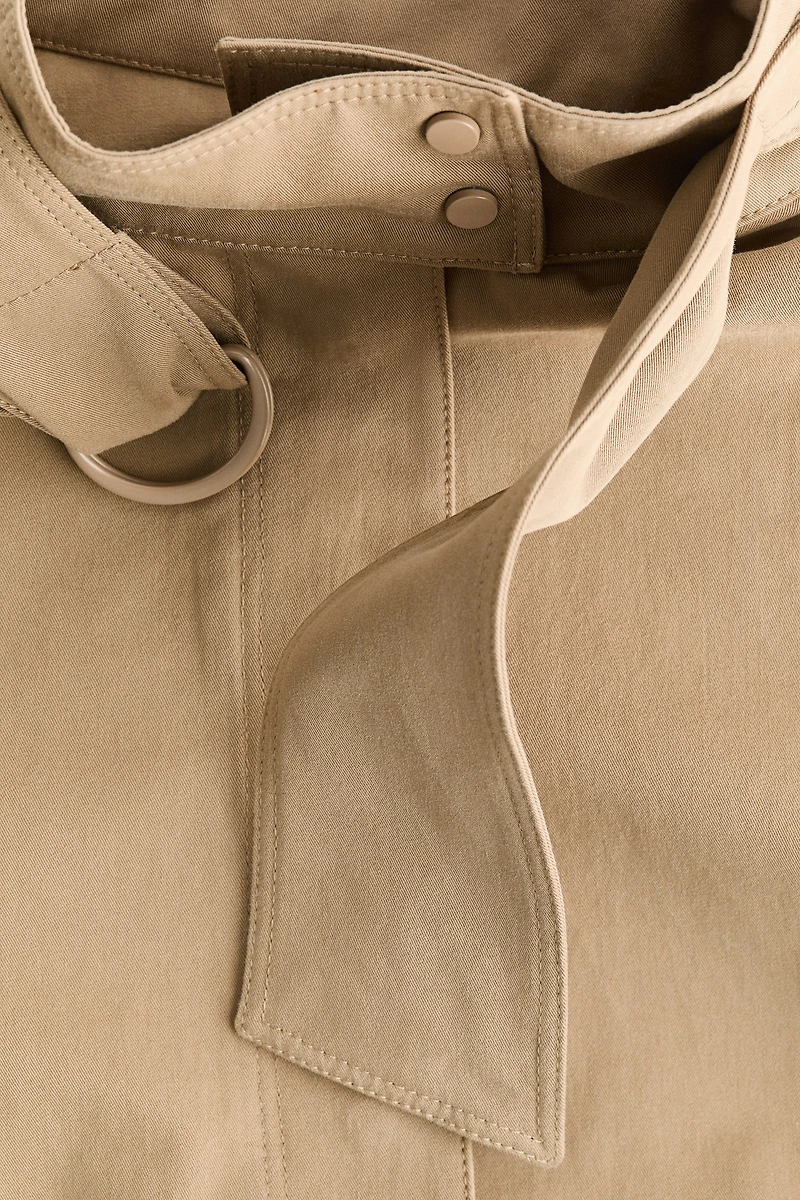 Veste ample en sergé
