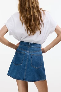 A-Line Denim Skirt