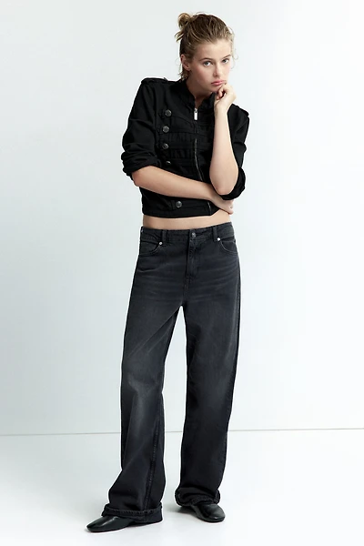 Straight High-Waist Jeans