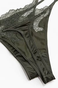 2-pack Microfiber Thong Briefs