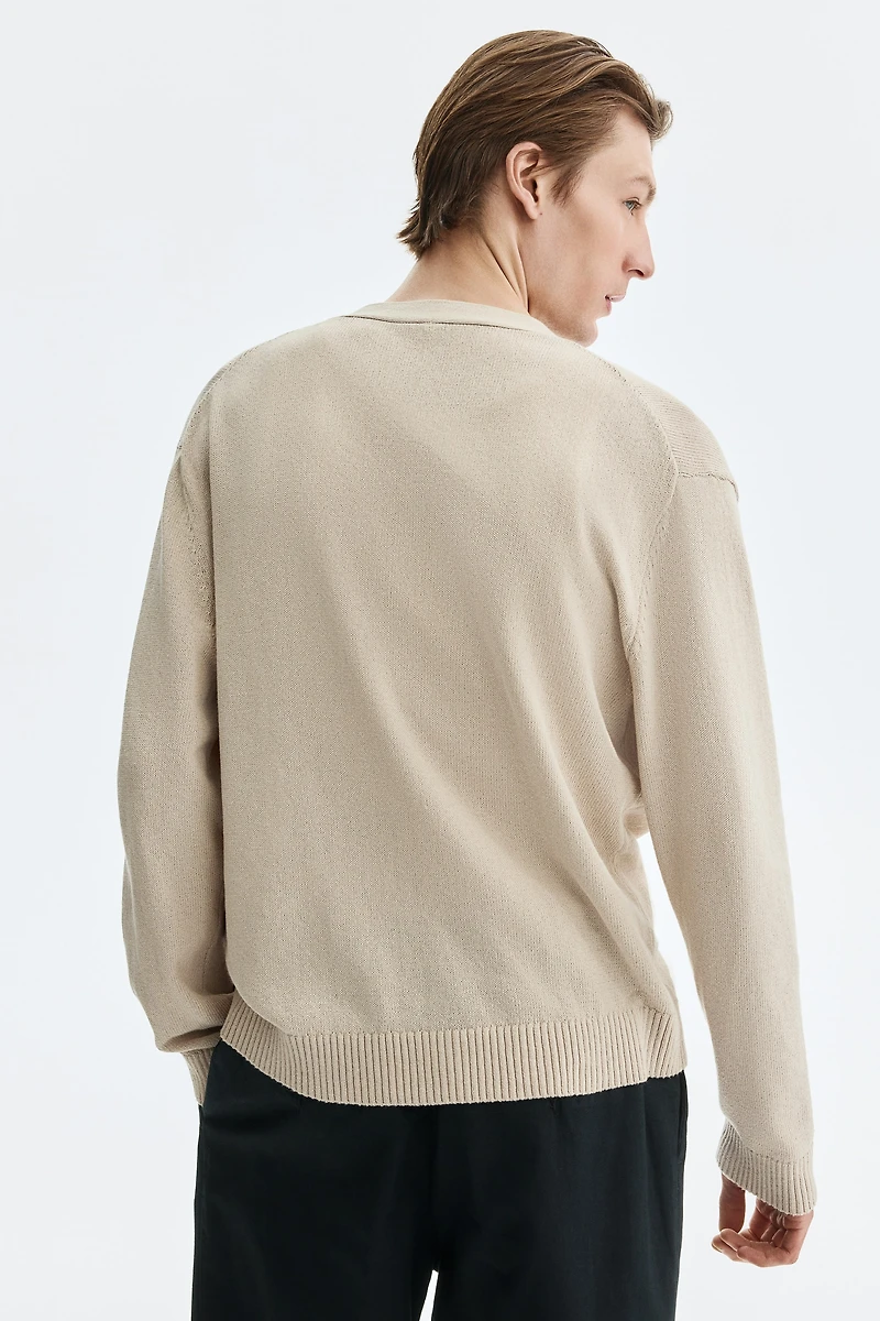 Relaxed-Fit Cardigan