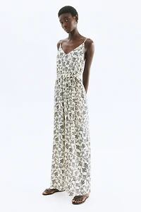 Tie-Belt Jumpsuit