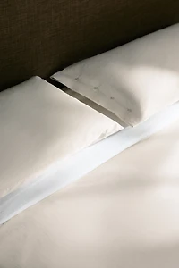 2-Pack Oxford-Weave Pillowcases