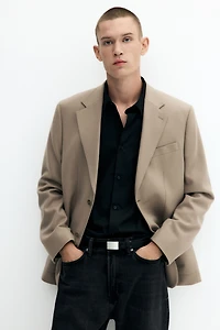 Regular-Fit Cashmere-Blend Jacket