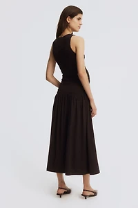 MAMA Smocked jersey dress