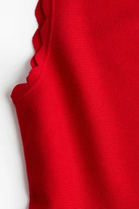 Scalloped Mini Dress