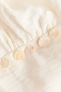 Sequin-detail halterneck top