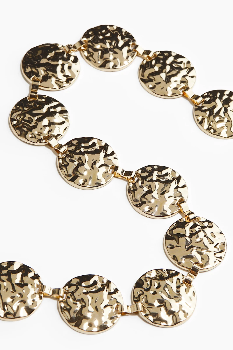 Metal-Disc Waist Belt