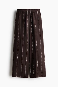 Straight-Leg Muslin Pants