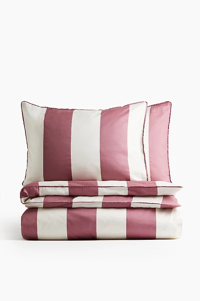 Cotton Sateen King/Queen Duvet Cover Set