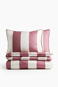 Cotton Sateen King/Queen Duvet Cover Set