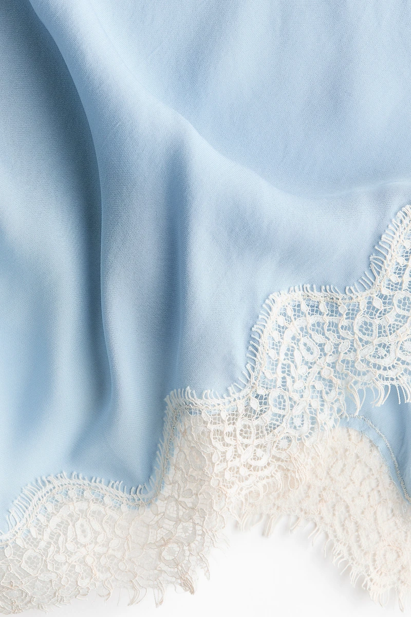 Asymmetric Viscose Skirt