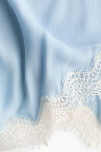 Asymmetric Viscose Skirt