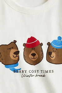 T-shirt en coton avec motif