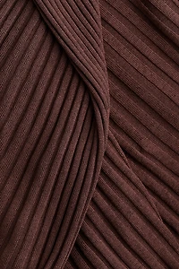 Robe maxi en soie mélangée