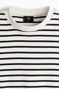 Relaxed-Fit Interlock Cotton T-Shirt